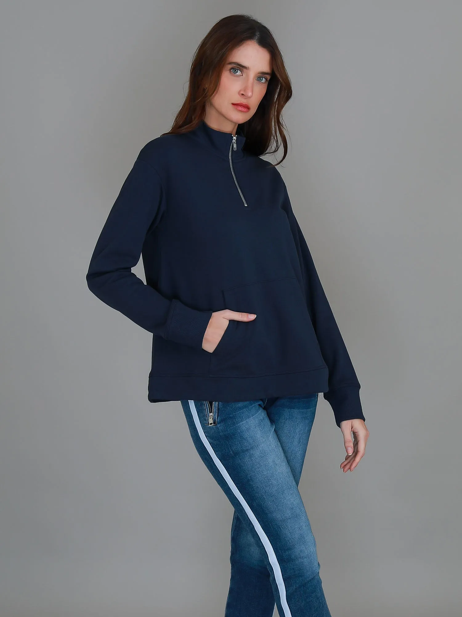 Gianna Half Zip Sweatshirt